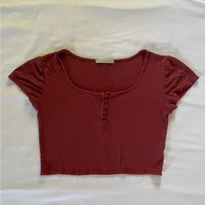 Red Crop Top